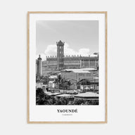 Yaoundé Portrait B&W Poster