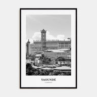 Yaoundé Portrait B&W Poster