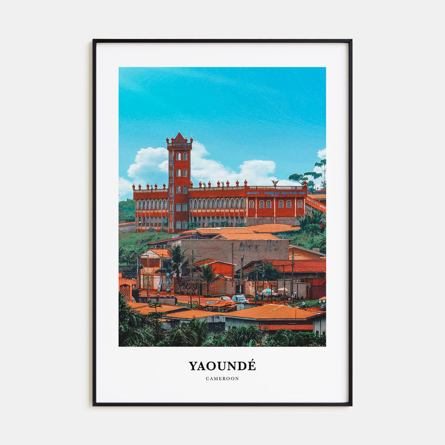Yaoundé Portrait Color Poster