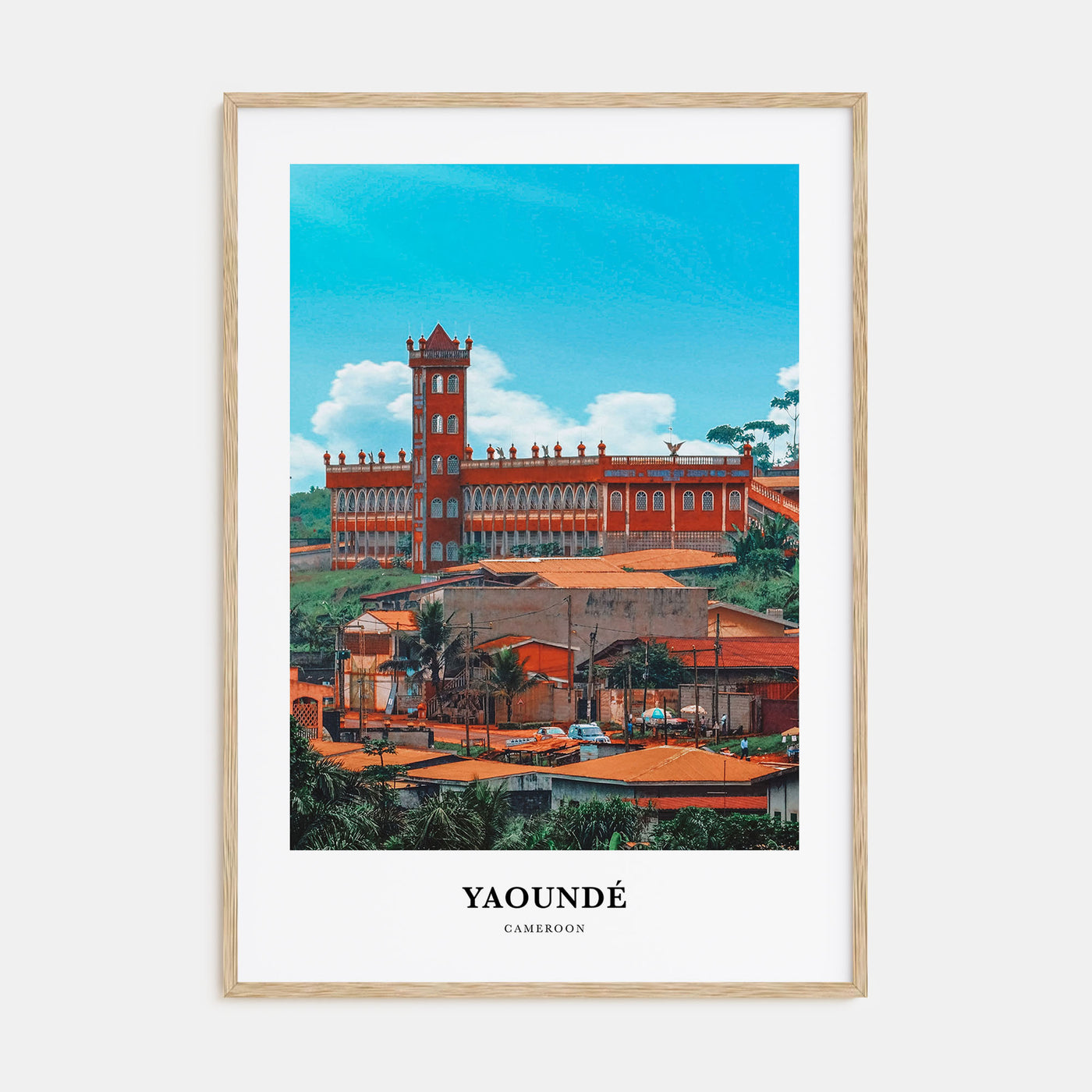 Yaoundé Portrait Color Poster