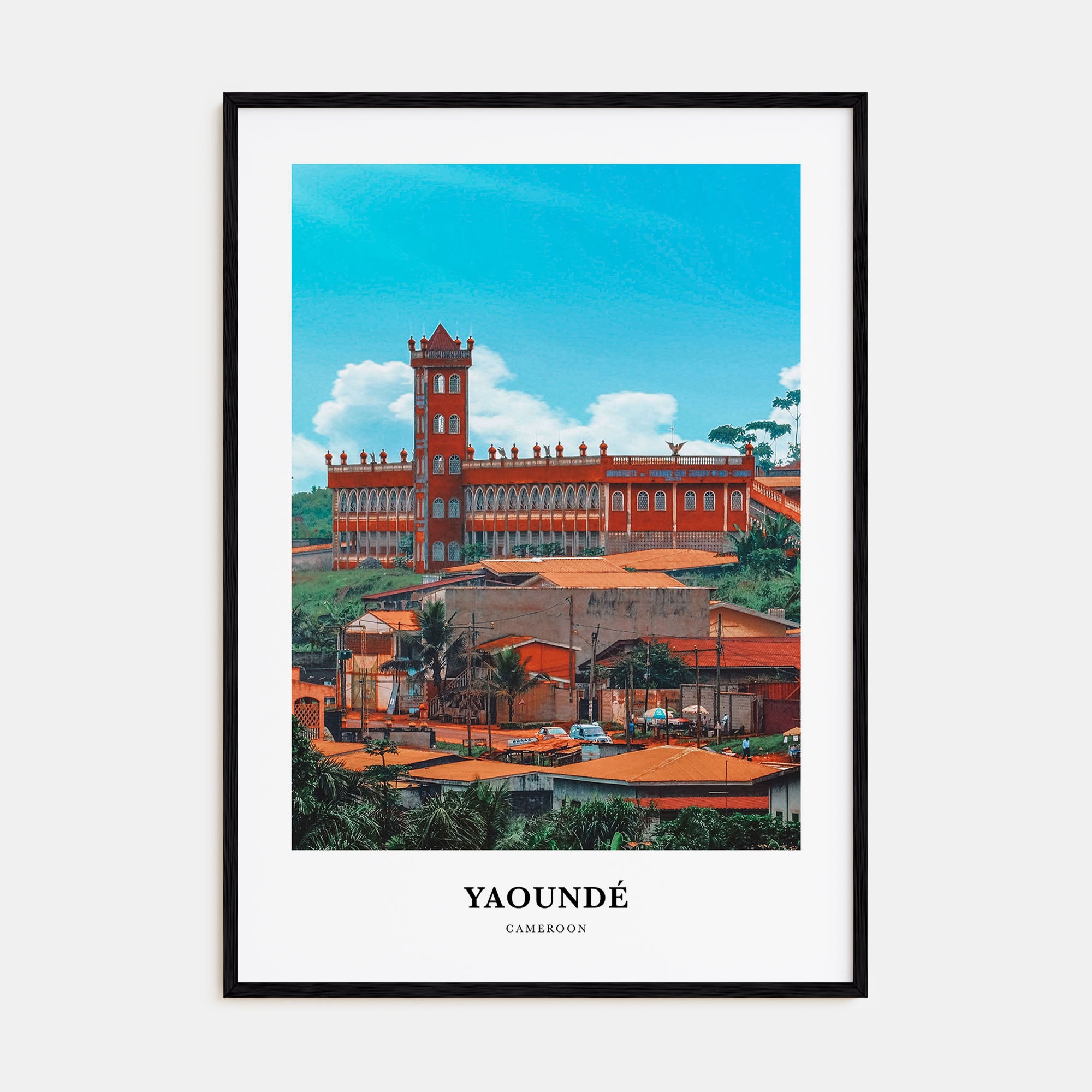 Yaoundé Portrait Color Poster