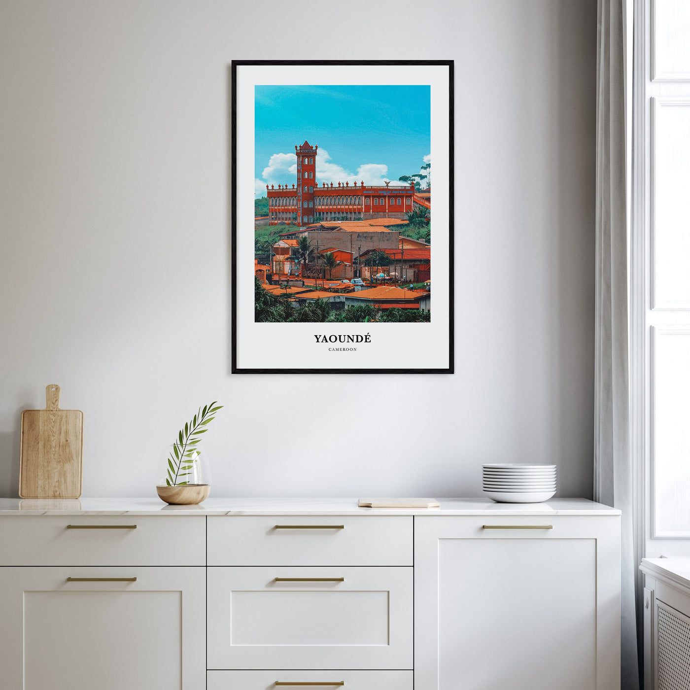 Yaoundé Portrait Color Poster