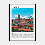 Yaoundé Travel Color Poster
