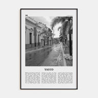 Yauco Travel B&W Poster