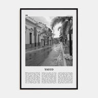 Yauco Travel B&W Poster