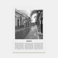 Yauco Travel B&W Poster