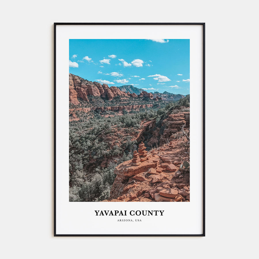 Yavapai County Portrait Color Poster