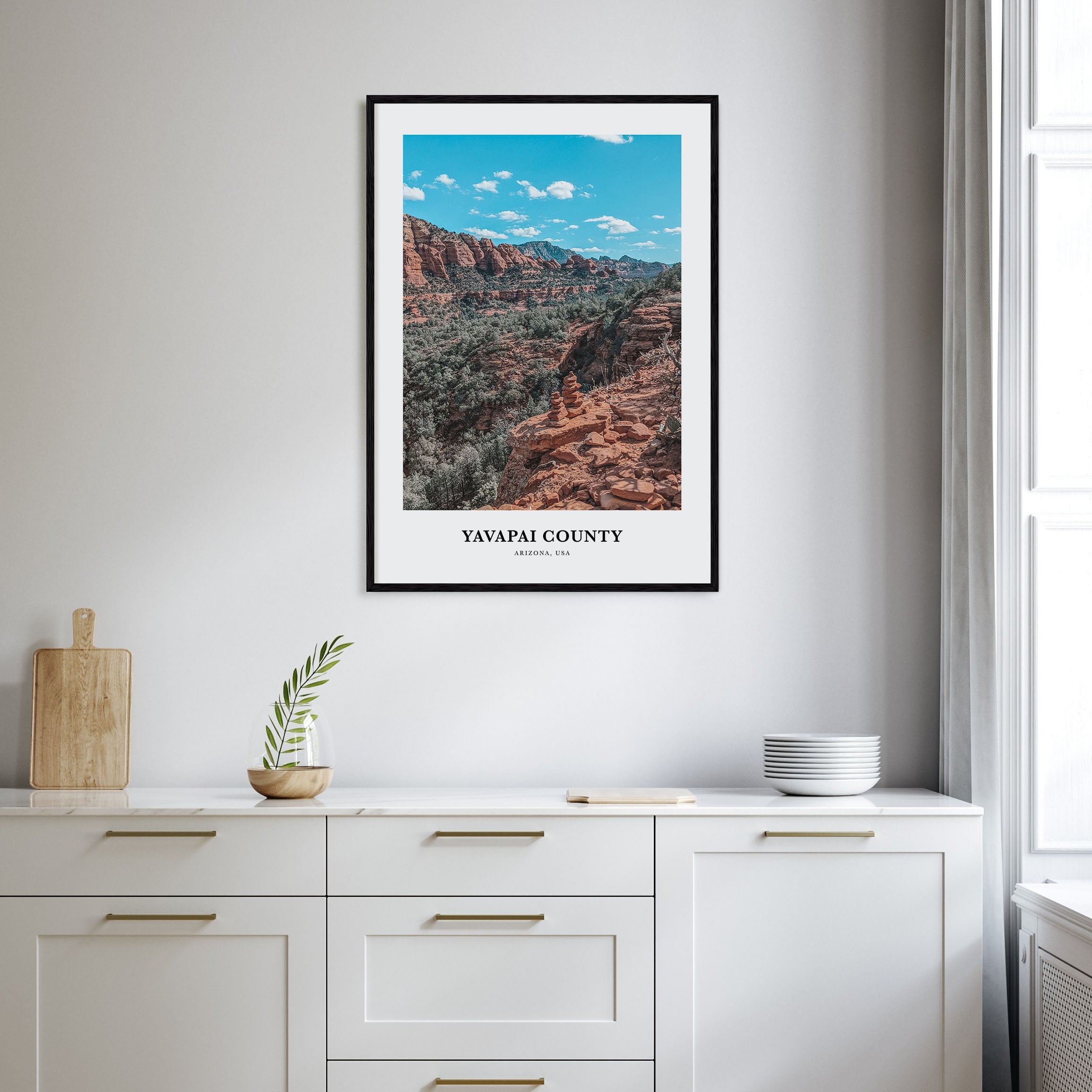 Yavapai County Portrait Color Poster