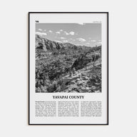 Yavapai County Travel B&W Poster