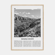 Yavapai County Travel B&W Poster