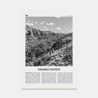 Yavapai County Travel B&W Poster