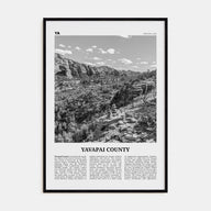 Yavapai County Travel B&W Poster