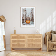 Yellow Cable Car Photo Color Poster