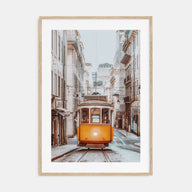 Yellow Cable Car Photo Color Poster