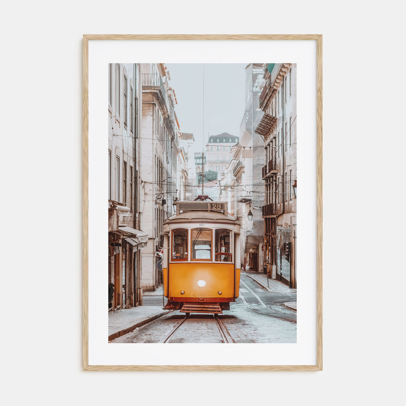 Yellow Cable Car Photo Color Poster