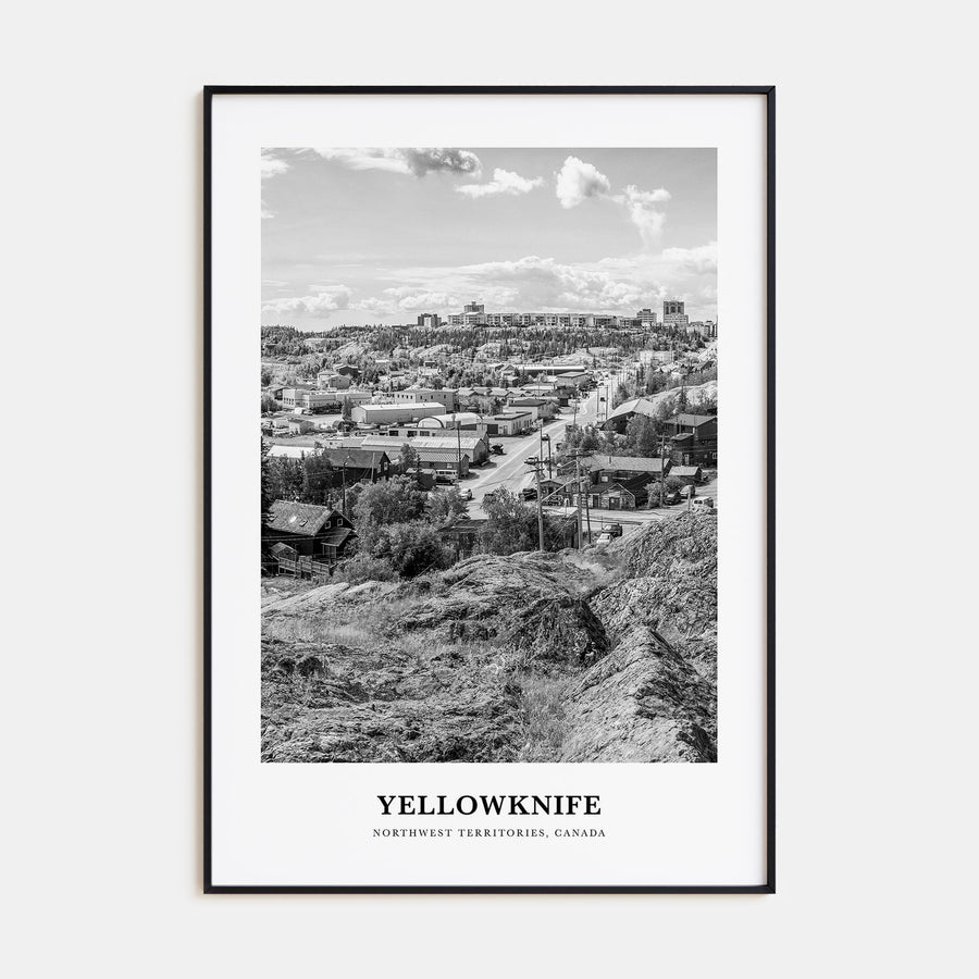Yellowknife Portrait B&W Poster