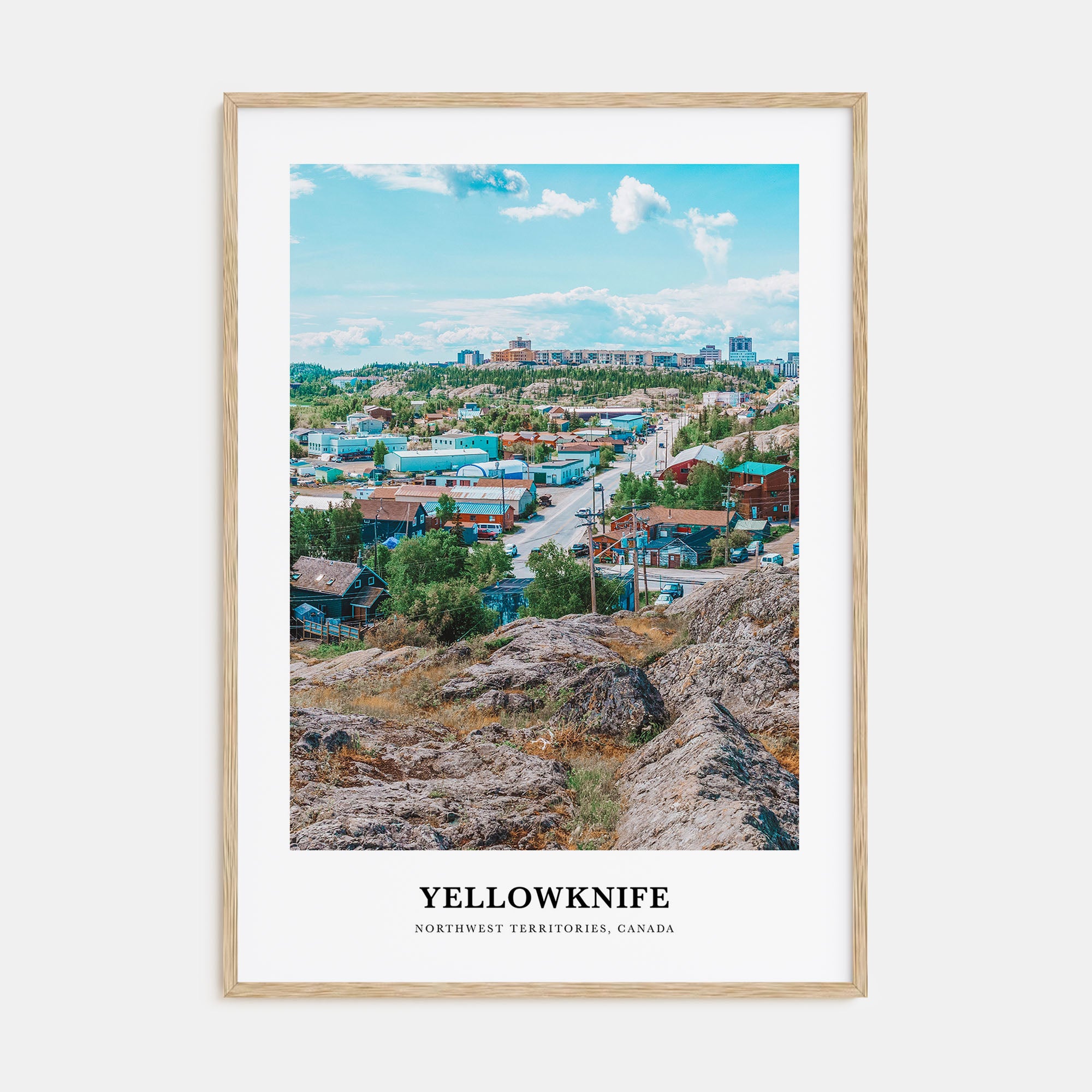 Yellowknife Portrait Color Poster