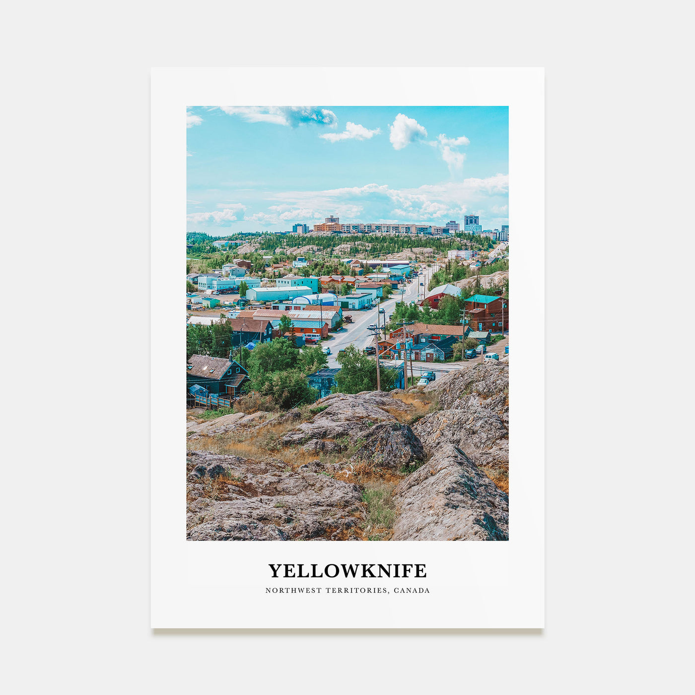 Yellowknife Portrait Color Poster