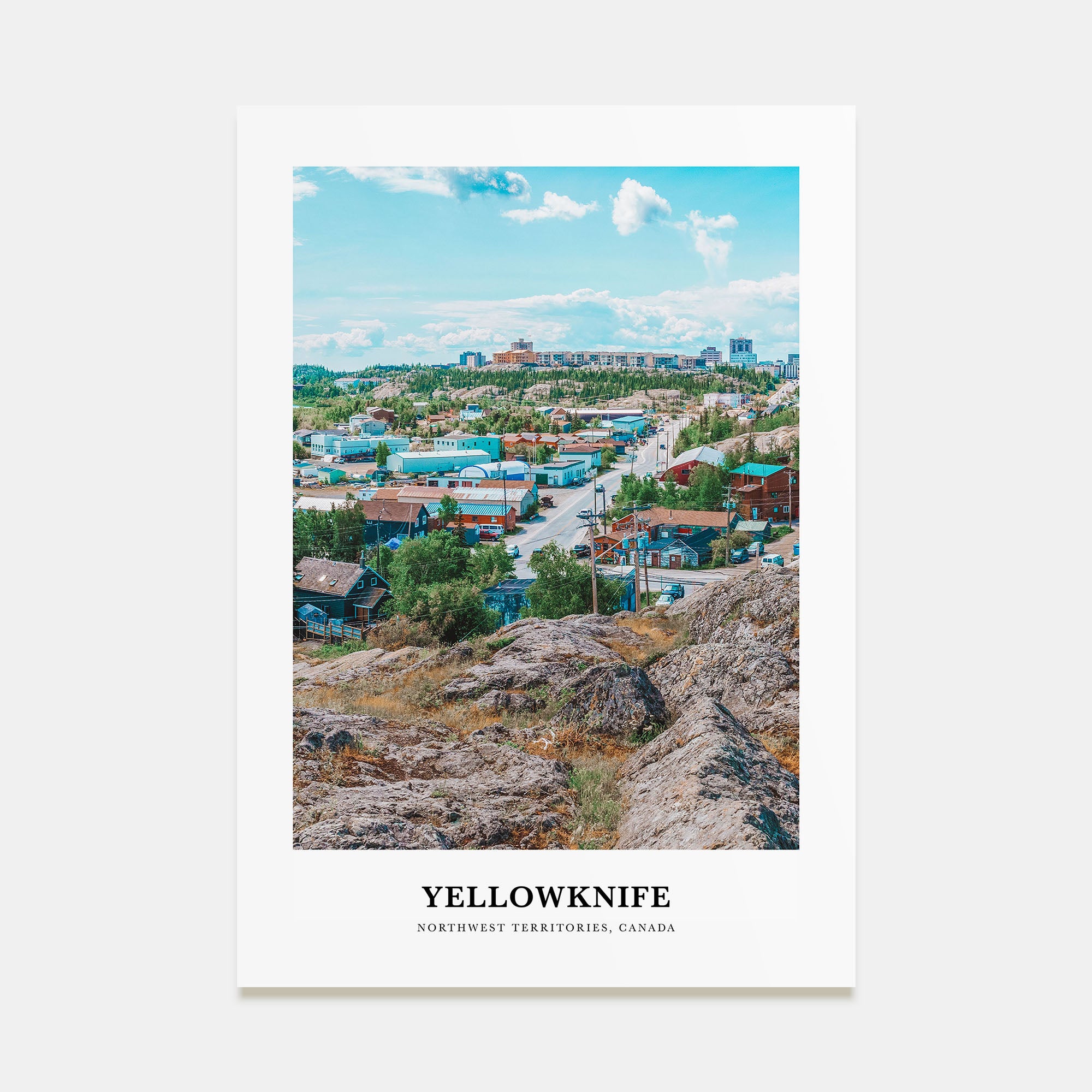 Yellowknife Portrait Color Poster