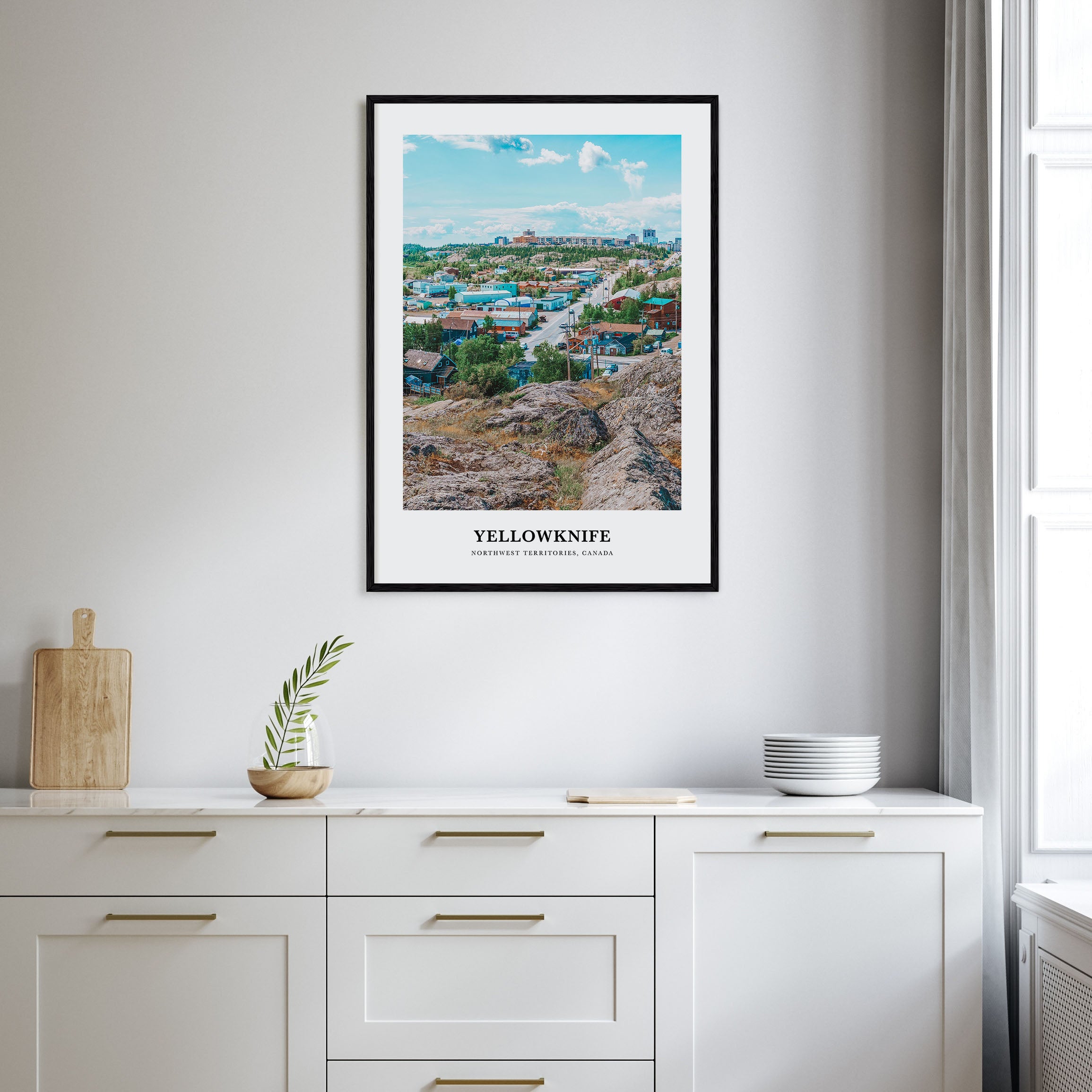 Yellowknife Portrait Color Poster