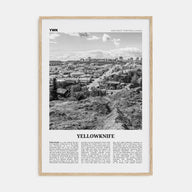 Yellowknife Travel B&W Poster