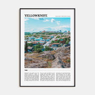 Yellowknife Travel Color Poster