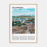 Yellowknife Travel Color Poster