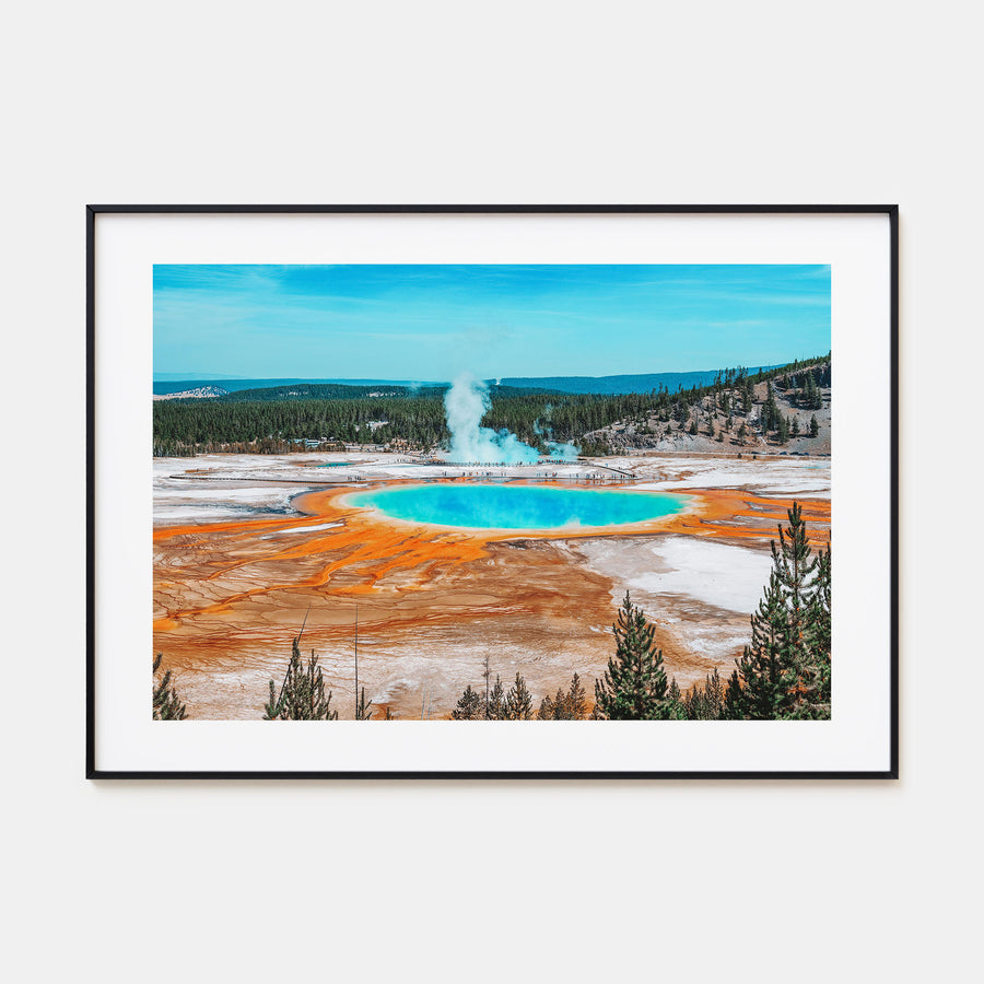 Yellowstone National Park Landscape Color Poster