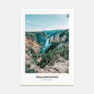 Yellowstone National Park Portrait Color No 1 Poster