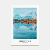 Yellowstone National Park Portrait Color No 2 Poster