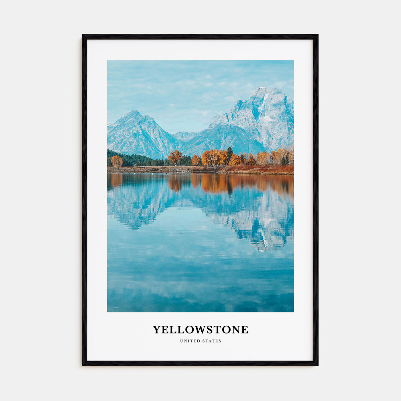 Yellowstone National Park Portrait Color No 2 Poster