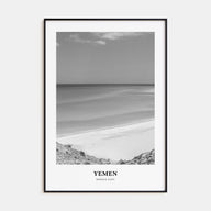 Yemen Portrait B&W Poster