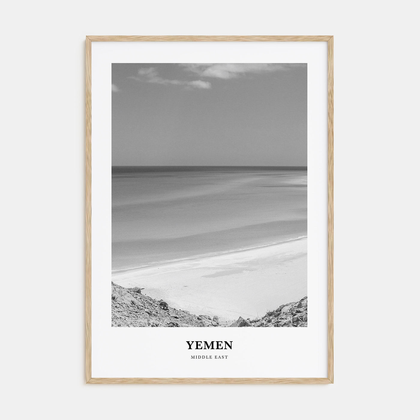 Yemen Portrait B&W Poster