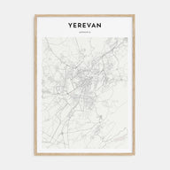 Yerevan Map Portrait Poster