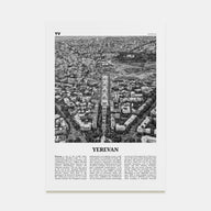 Yerevan Travel B&W Poster