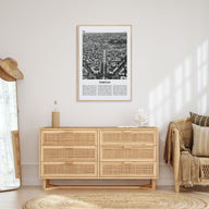 Yerevan Travel B&W Poster