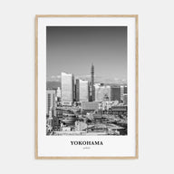 Yokohama Portrait B&W Poster