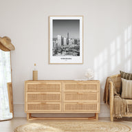 Yokohama Portrait B&W Poster