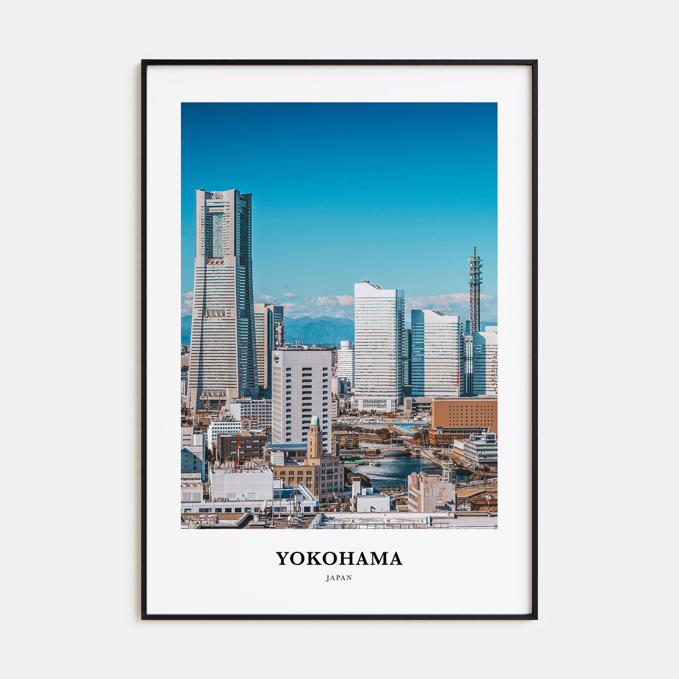 Yokohama Portrait Color Poster