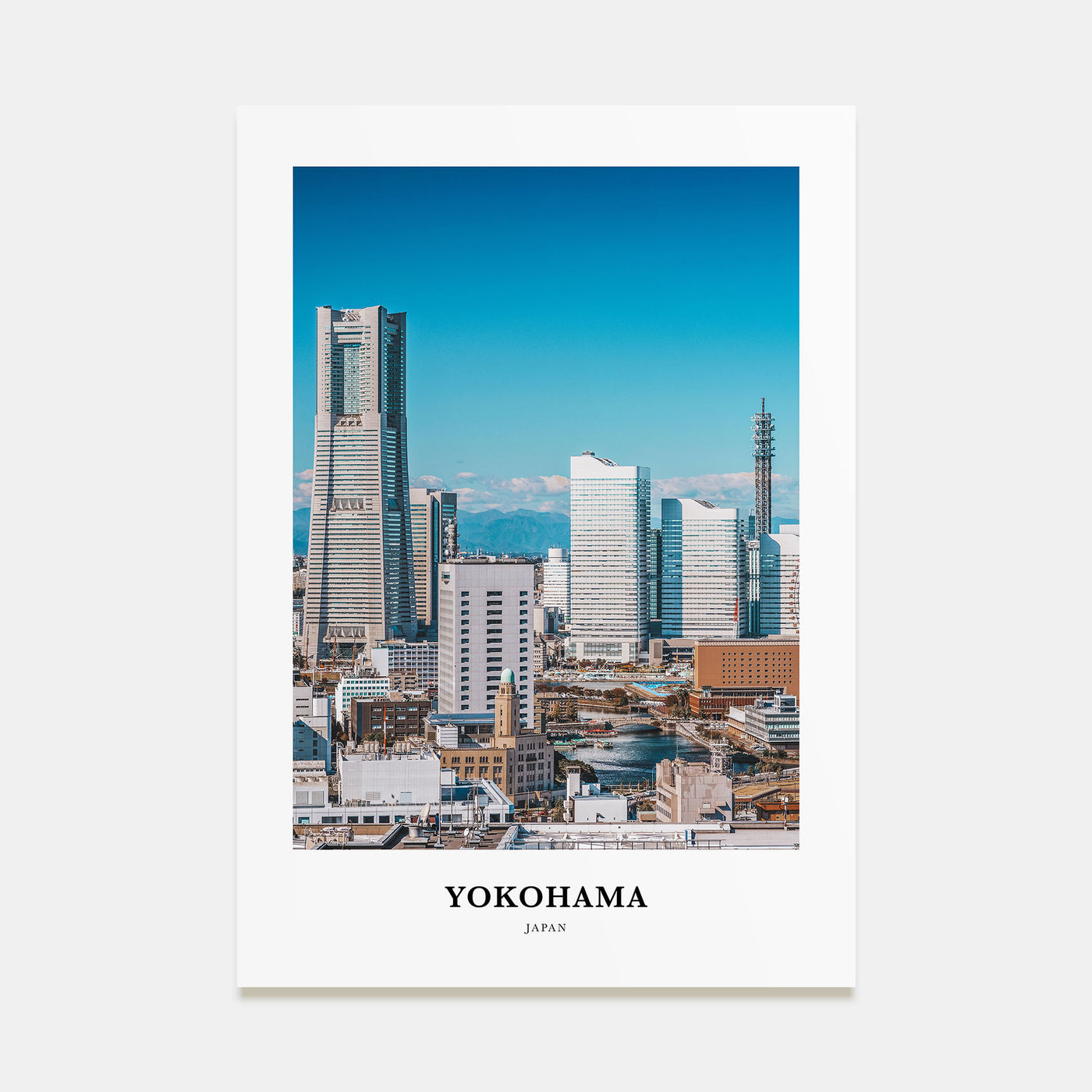 Yokohama Portrait Color Poster