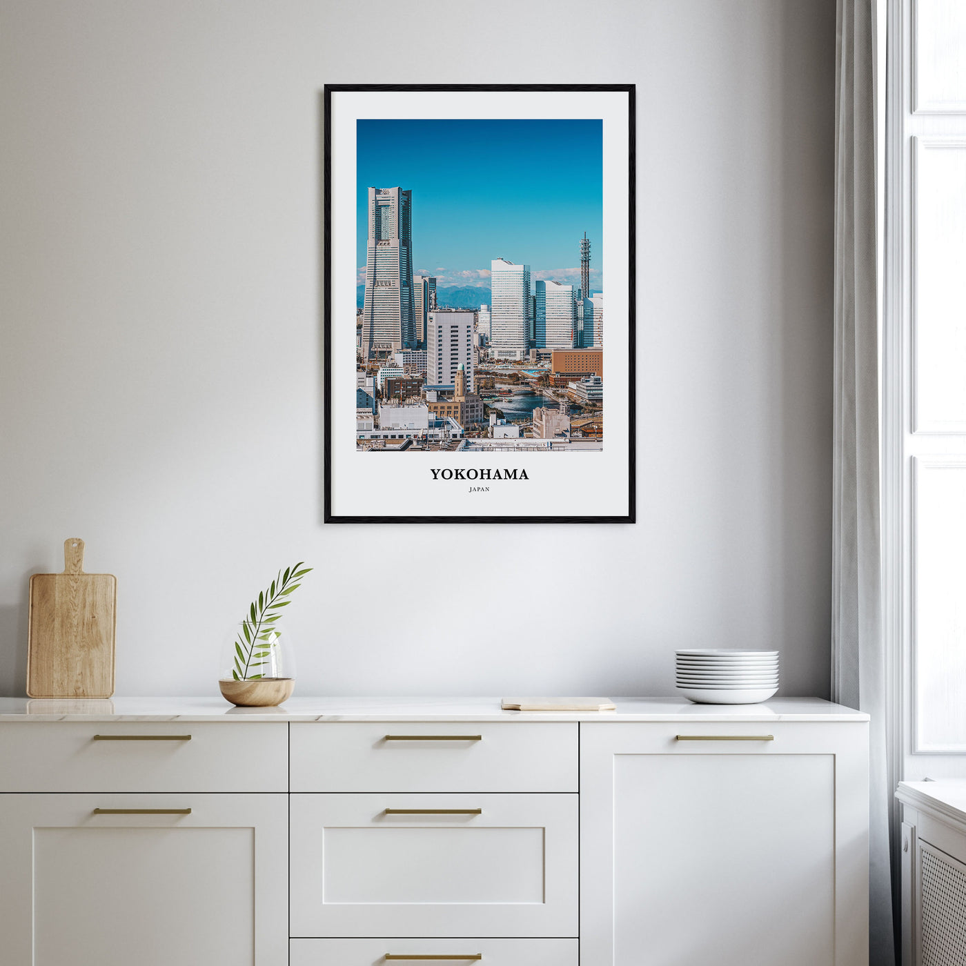 Yokohama Portrait Color Poster