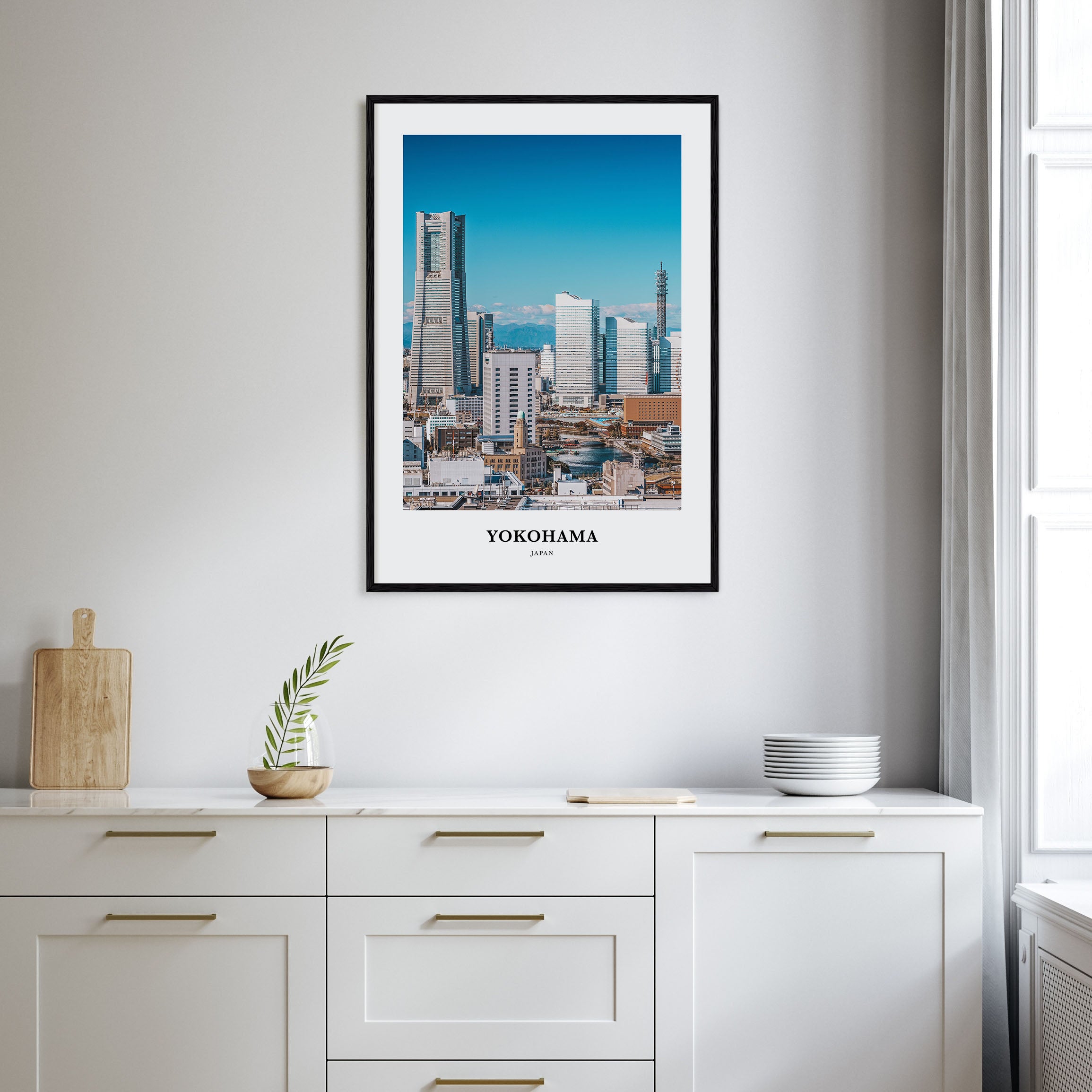 Yokohama Portrait Color Poster