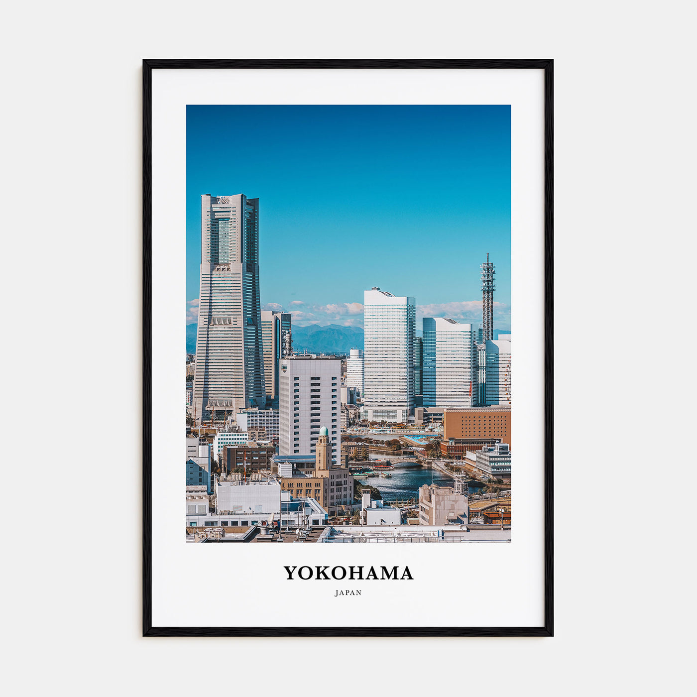 Yokohama Portrait Color Poster