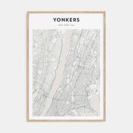 Yonkers Map Portrait Poster