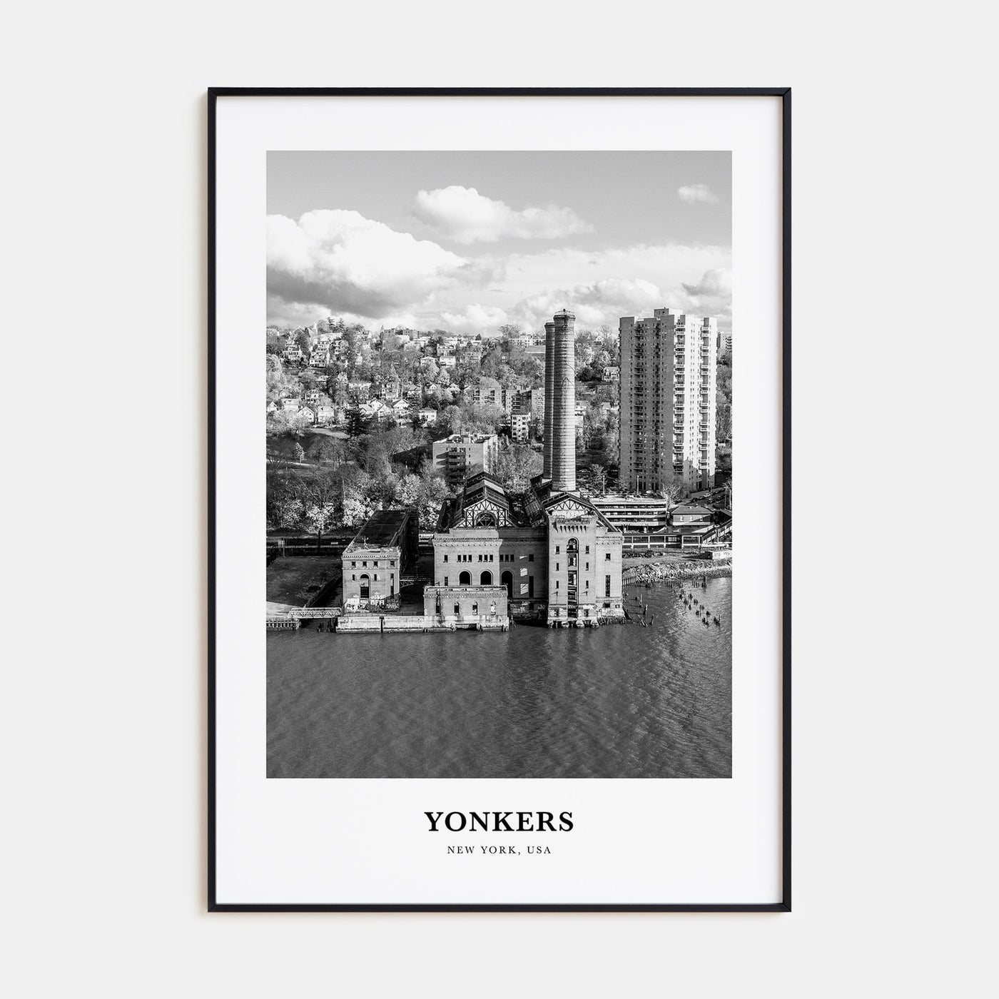 Yonkers Portrait B&W Poster