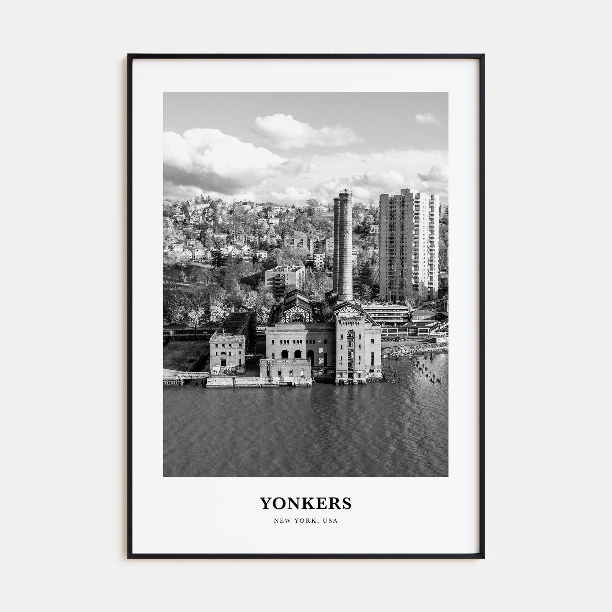 Yonkers Portrait B&W Poster