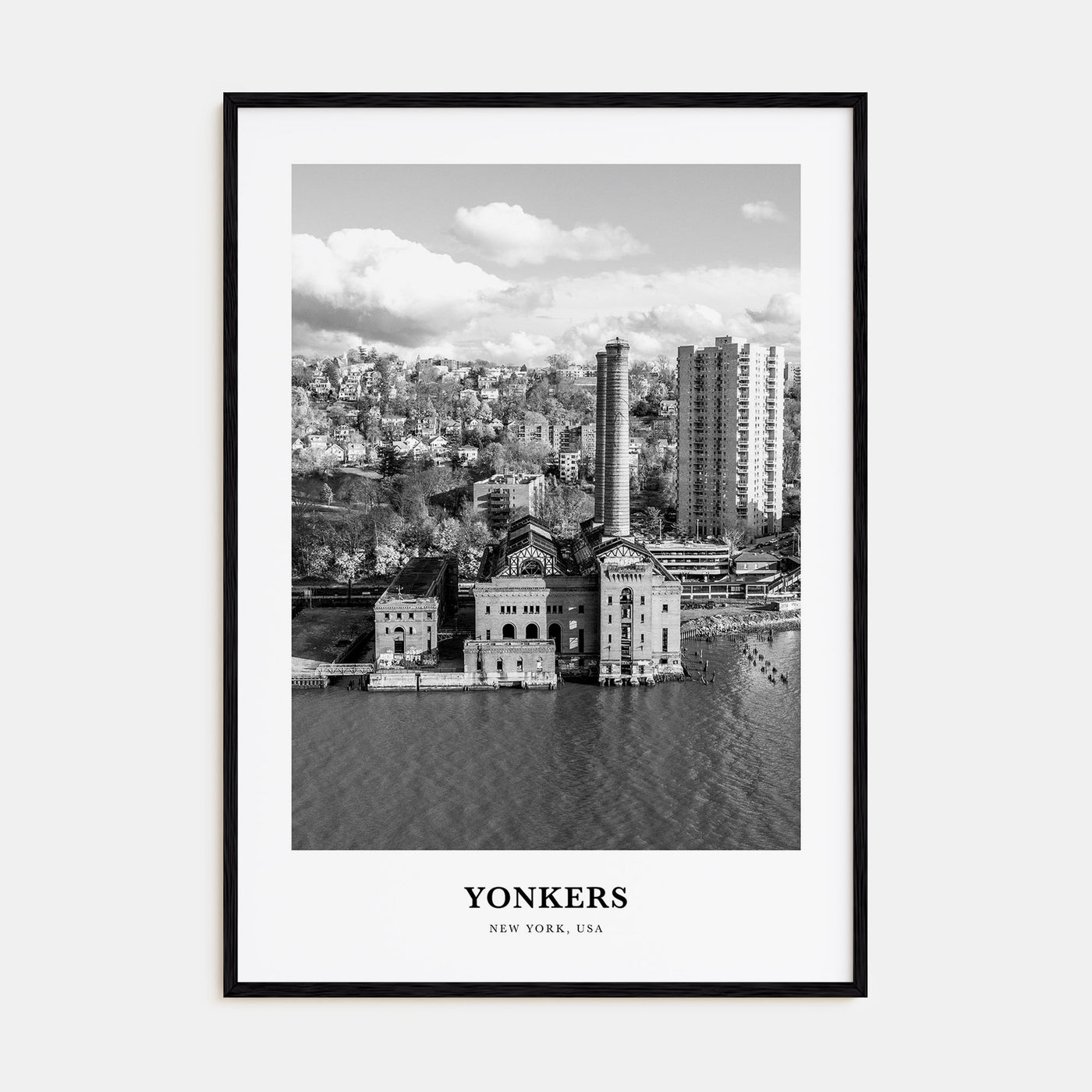Yonkers Portrait B&W Poster