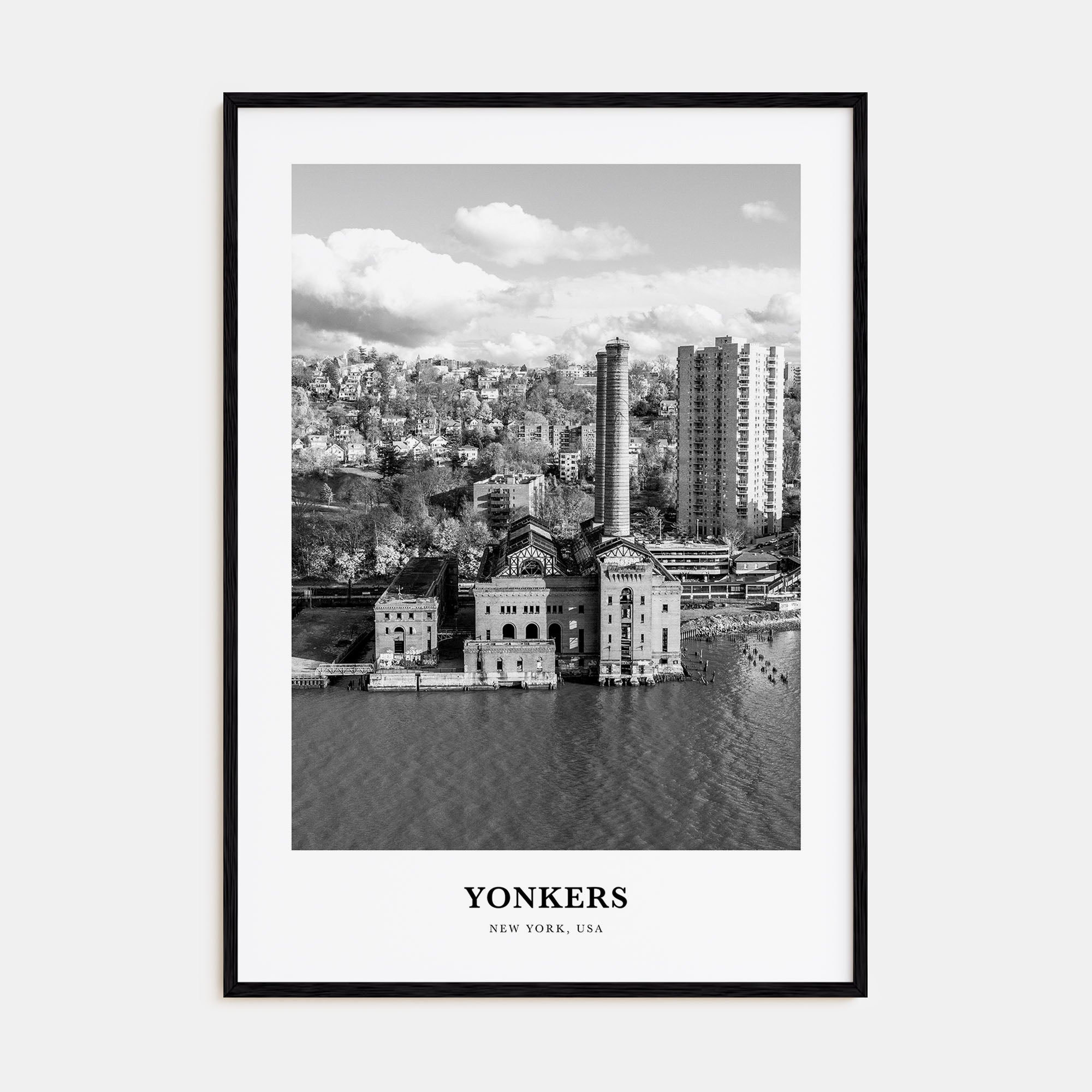 Yonkers Portrait B&W Poster