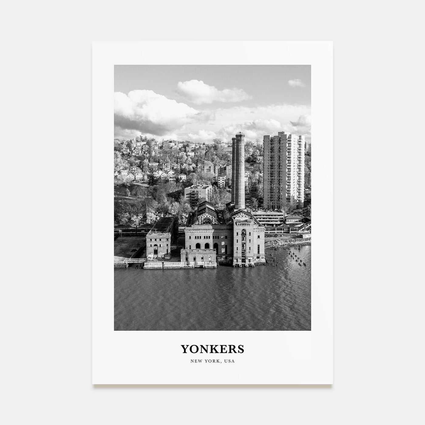 Yonkers Portrait B&W Poster