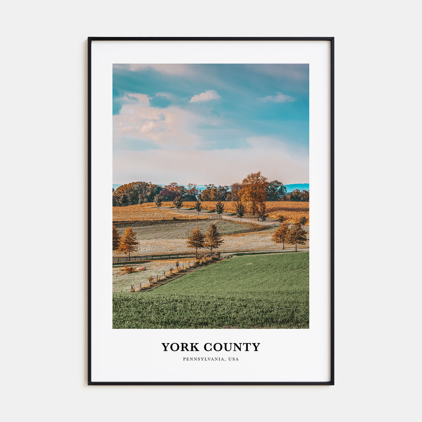 York County Portrait Color Poster